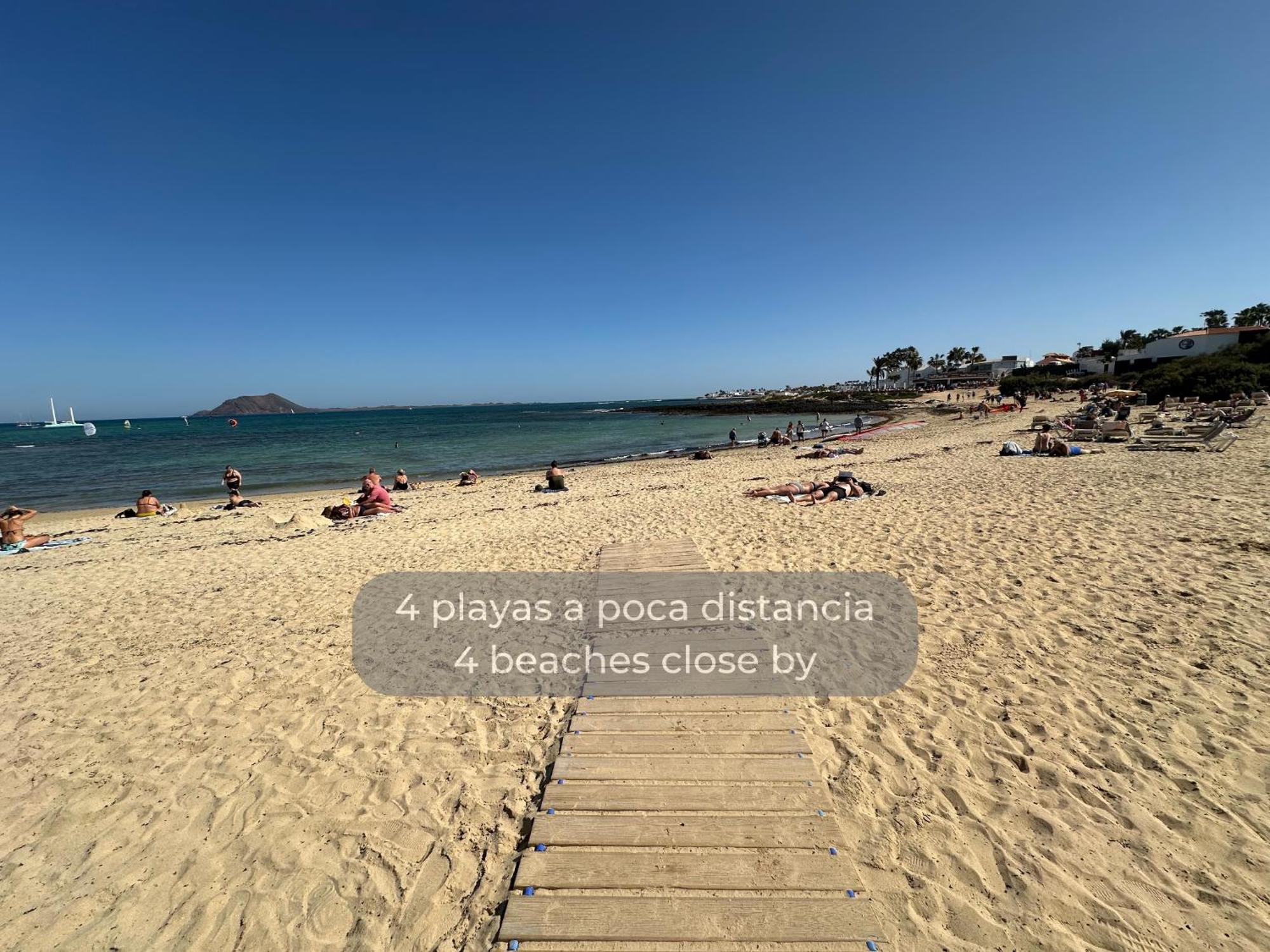 Tutti Frutti Con Piscina, Terraza Soleada Privada, Primera Planta Y Wi-Fi Corralejo Exterior foto